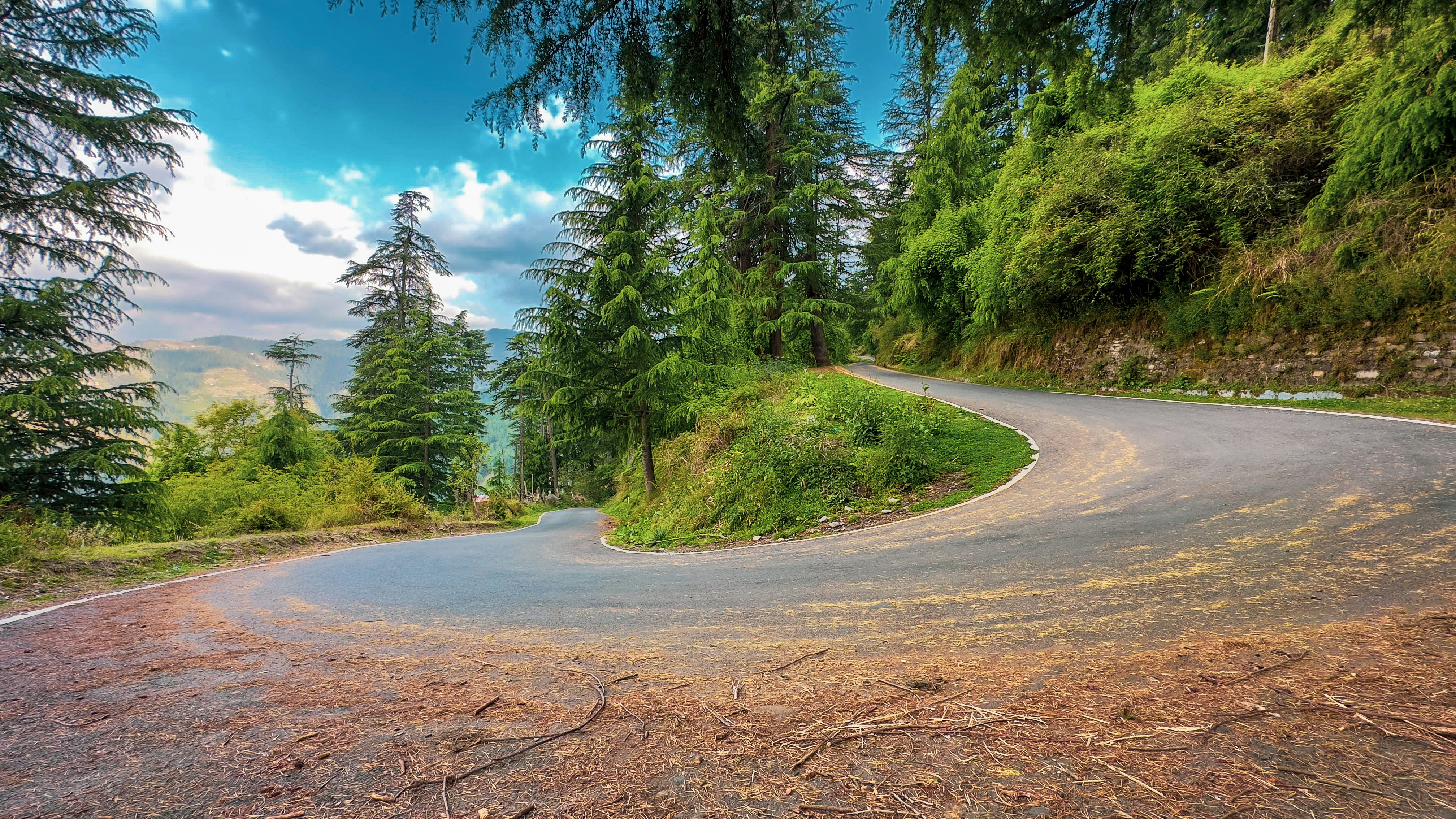 Himachal Pradesh, India - Every curve unveils a new vista of majestic peaks and untamed beauty