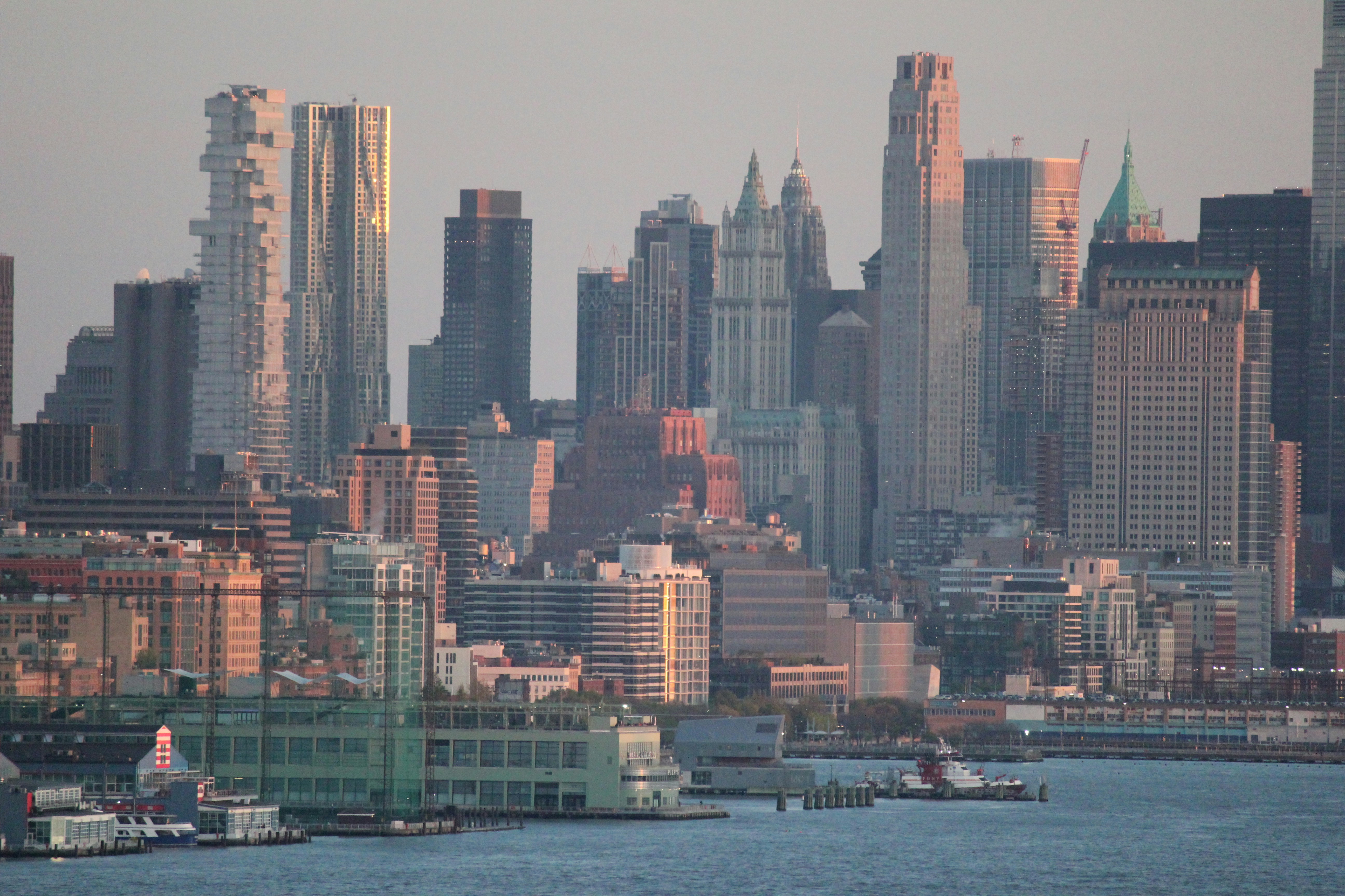 a view of a large city from across the water