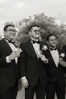 a group of men standing next to each other