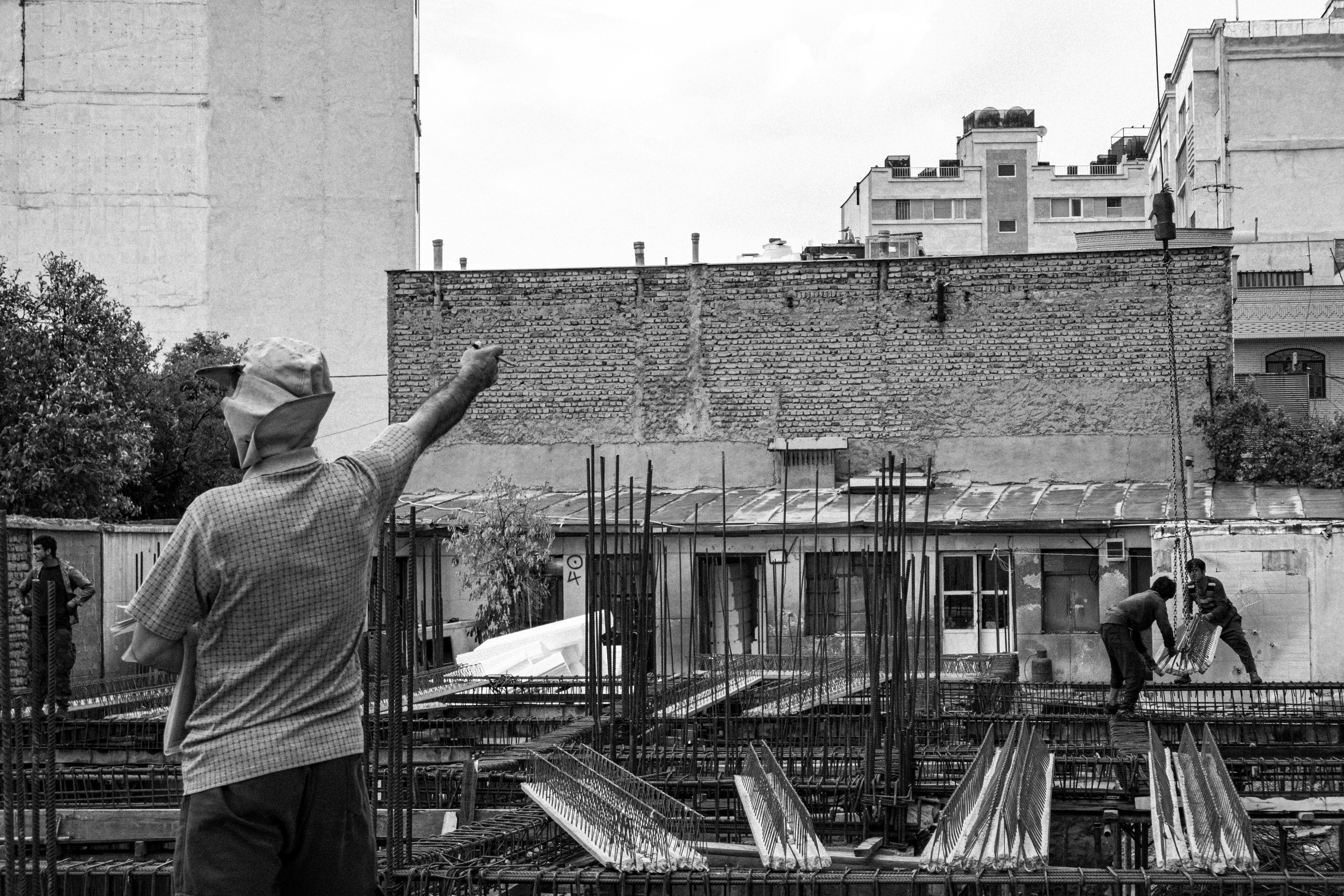 Roofing contractor discussing options