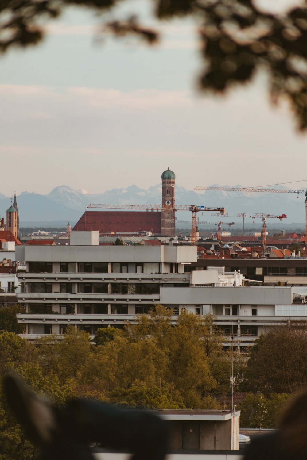 a view of a city from a distance