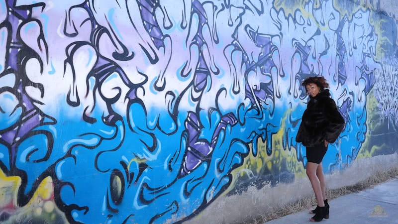 Urban graffiti fashion