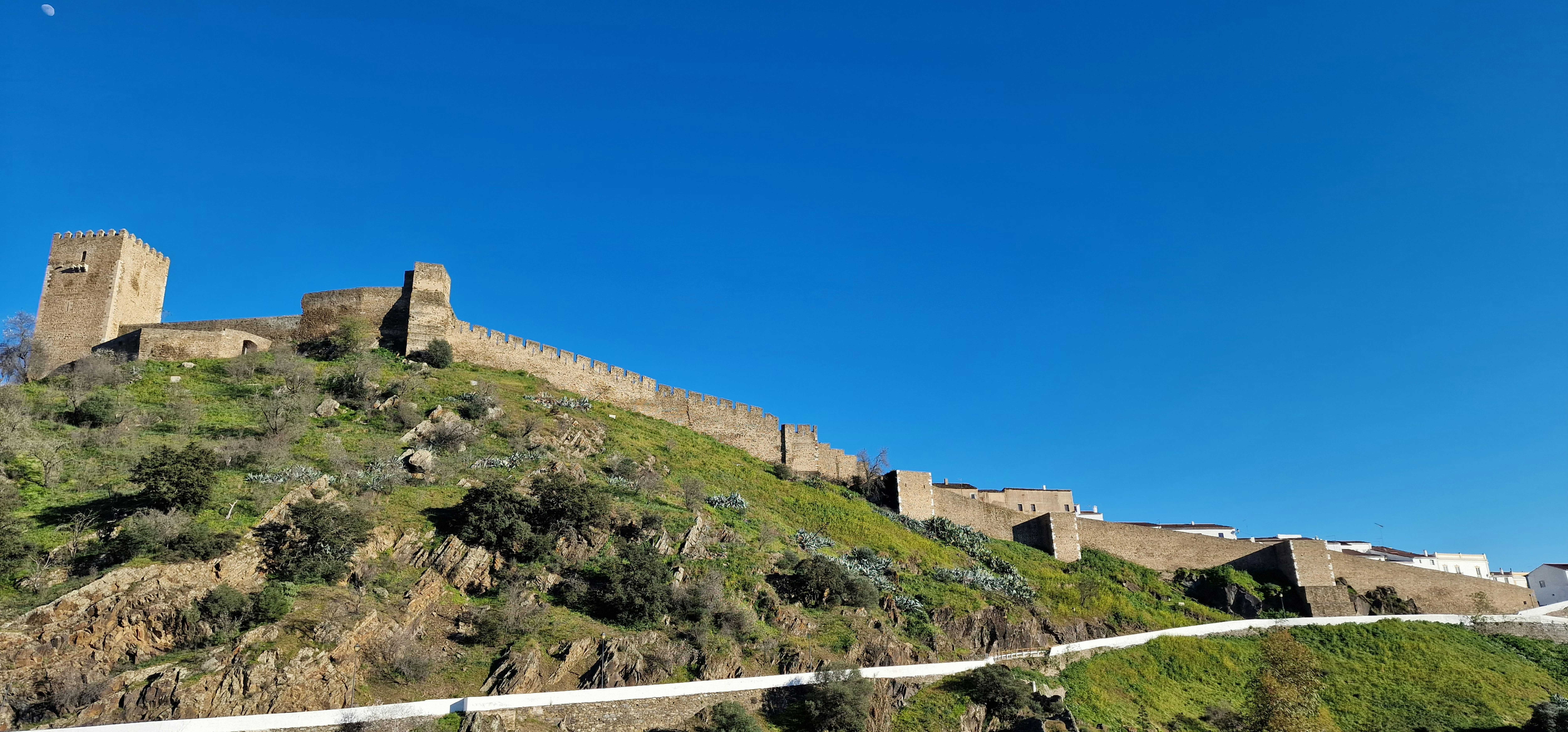 The historic Berat Castle with panoramic view