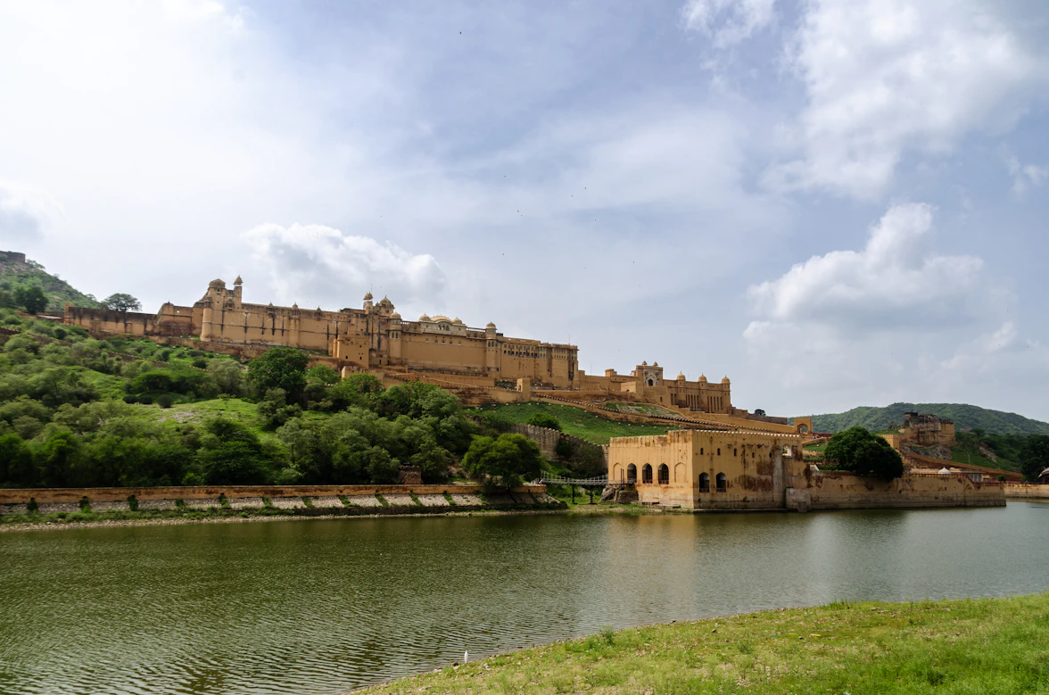 The stunning Amber Fort outside Jaipur