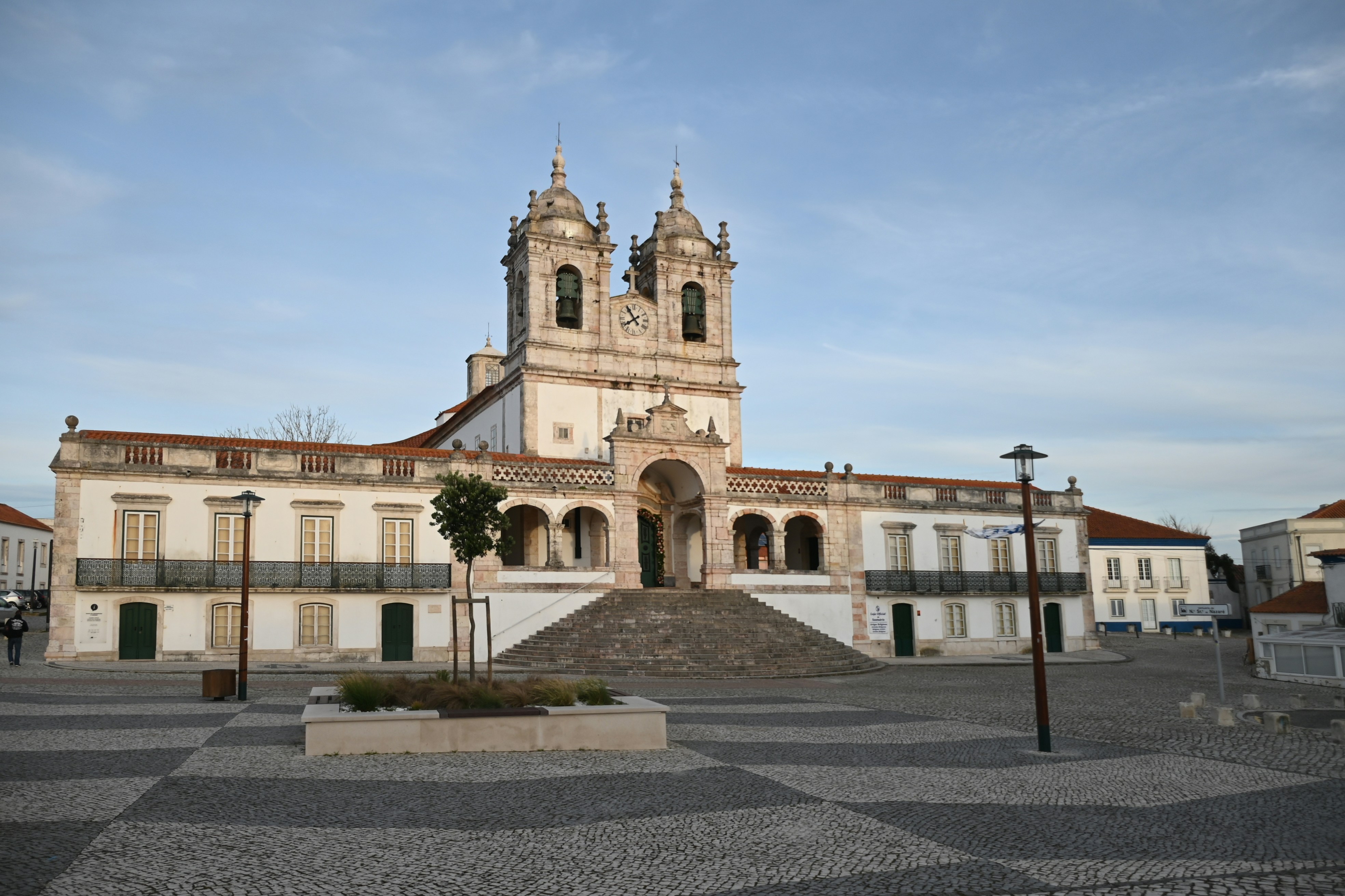a large building with a clock tower on top of it