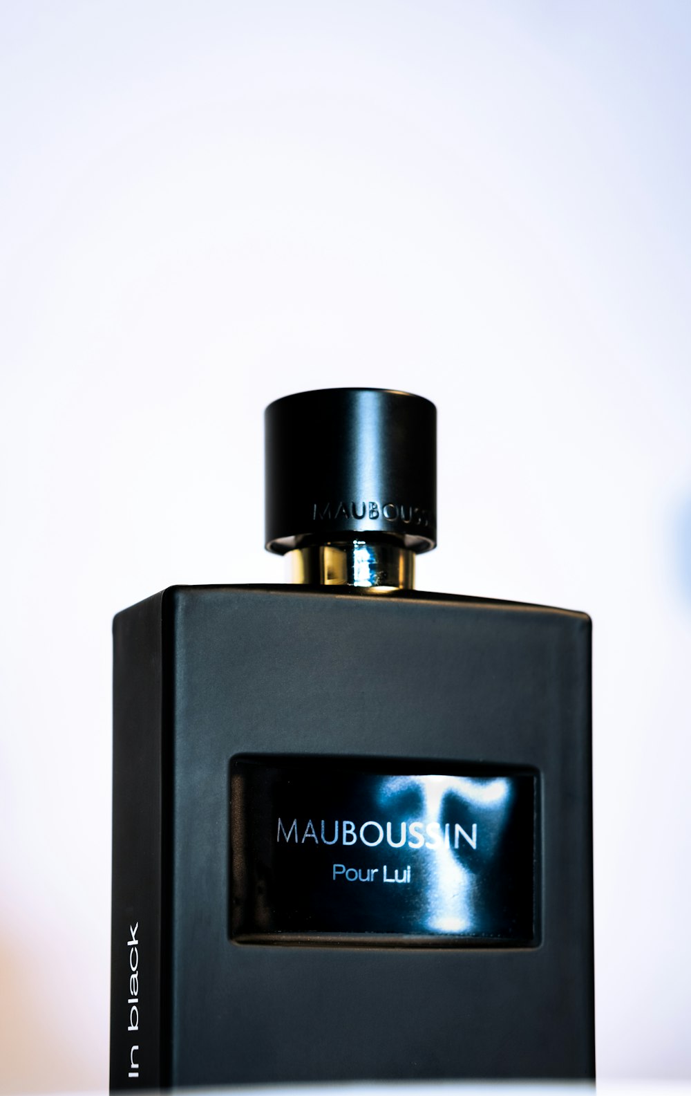 a close up of a bottle of perfume