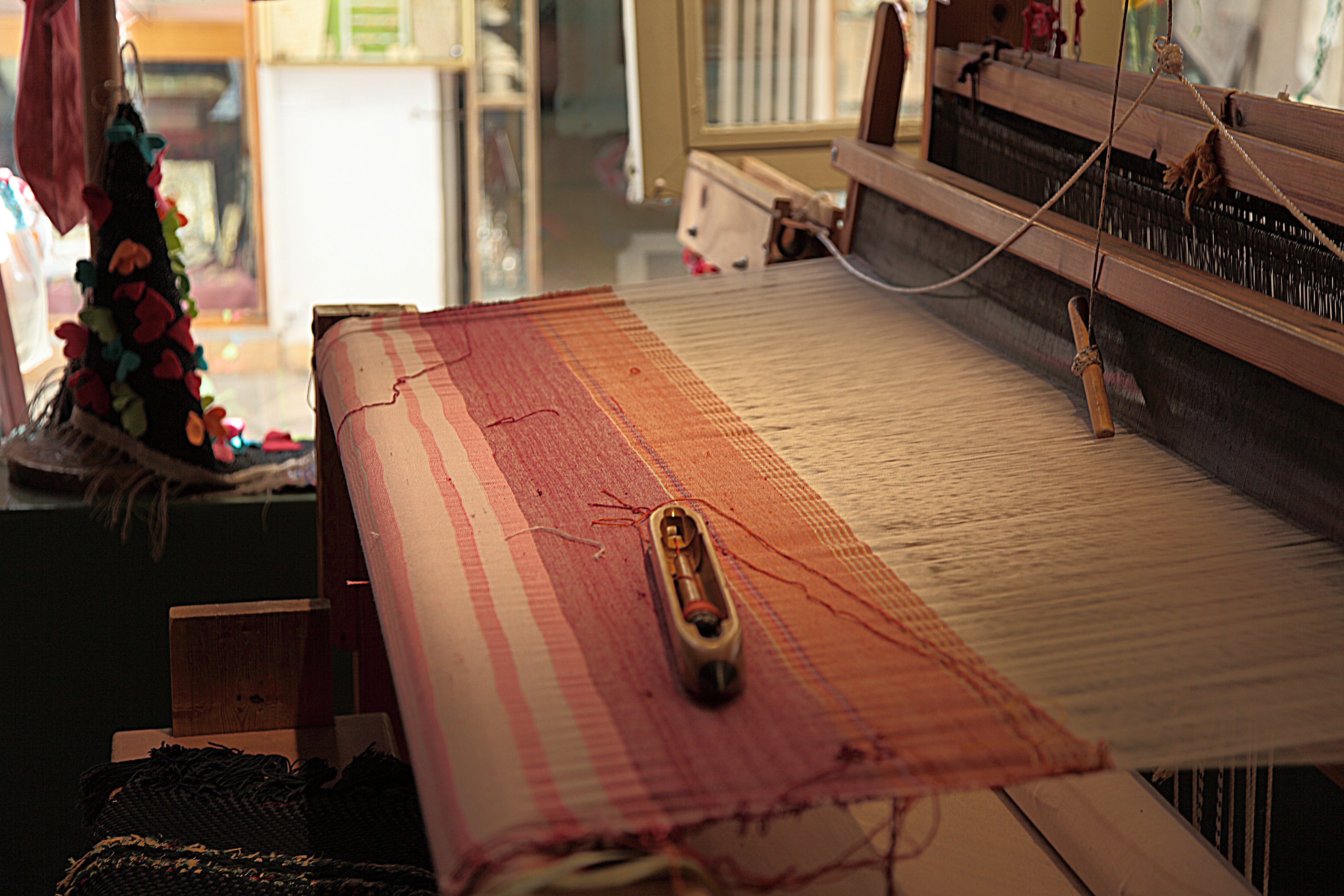 Traditional handloom weaving