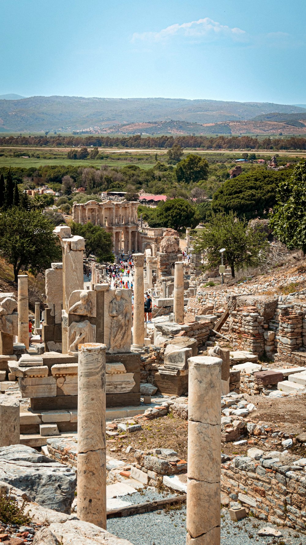 Le rovine dell'antica città di Efes