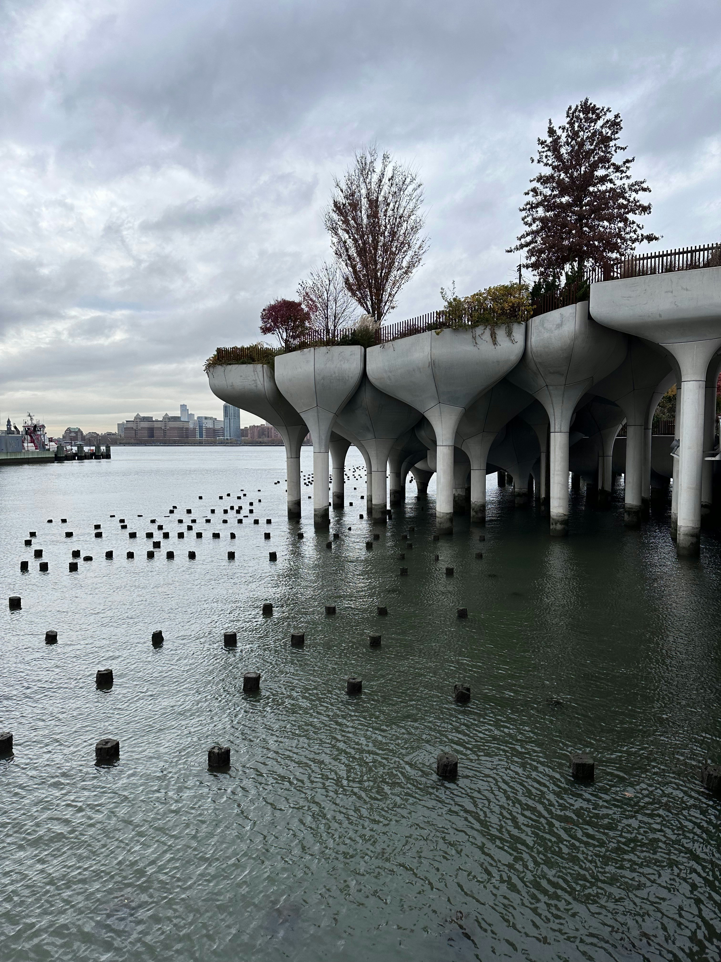 Artificial Little Island in Manhattan