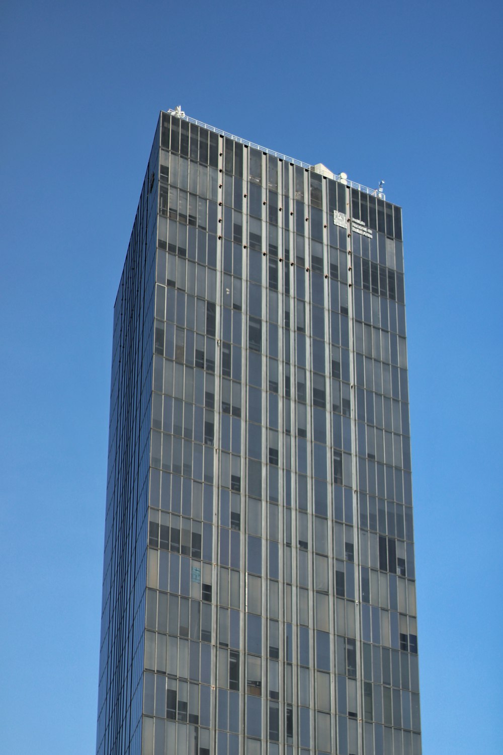 a very tall building with lots of windows