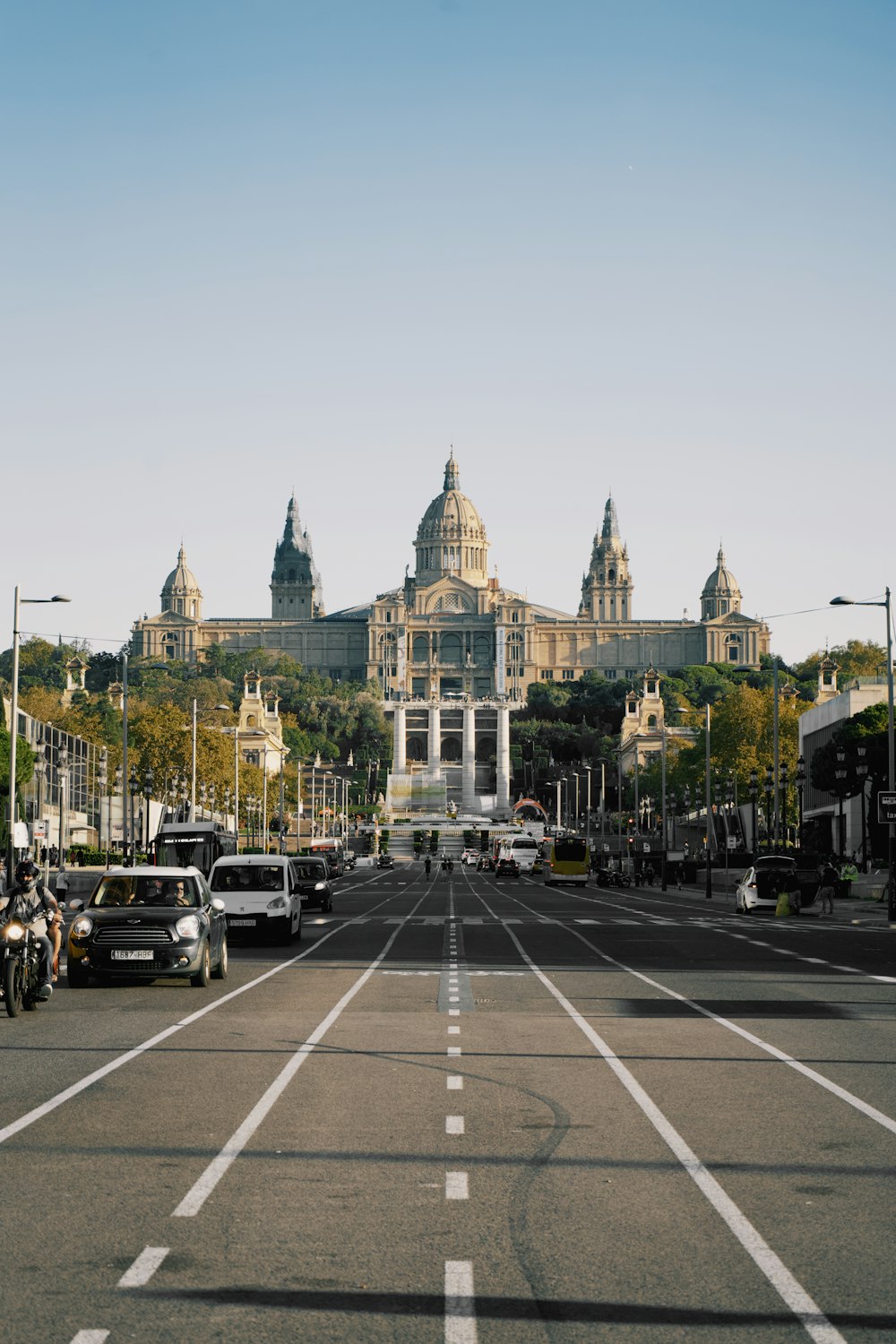 a city street filled with lots of traffic