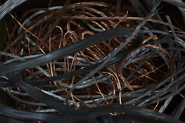 a close up of a bunch of wires