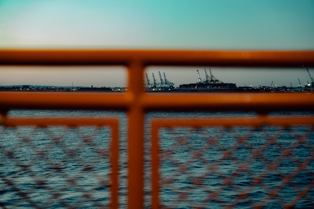 a view of a harbor from a boat