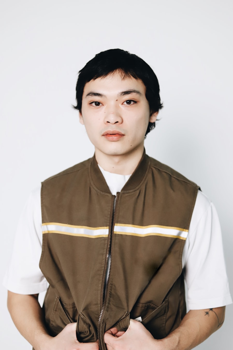 Portrait in modern streetwear