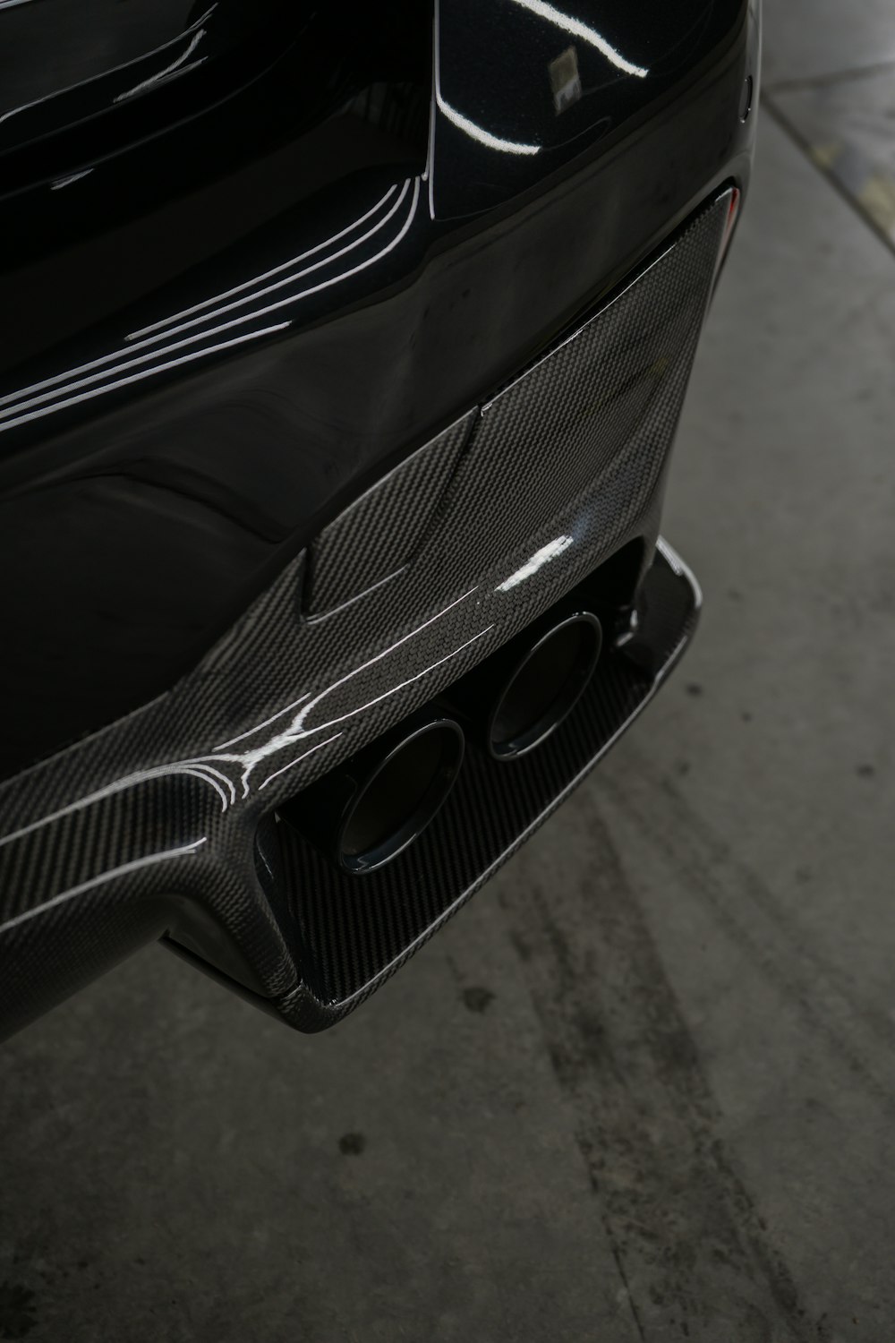 a close up of the front end of a car