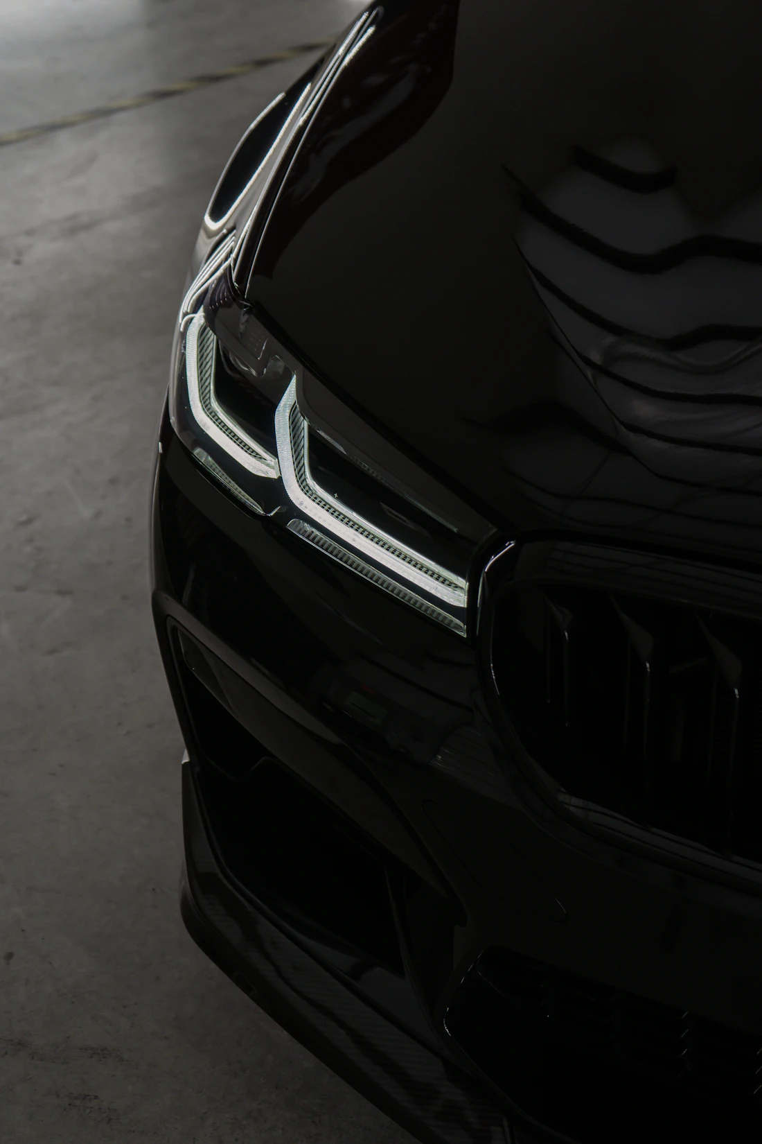 Freshly detailed glossy car in Penang