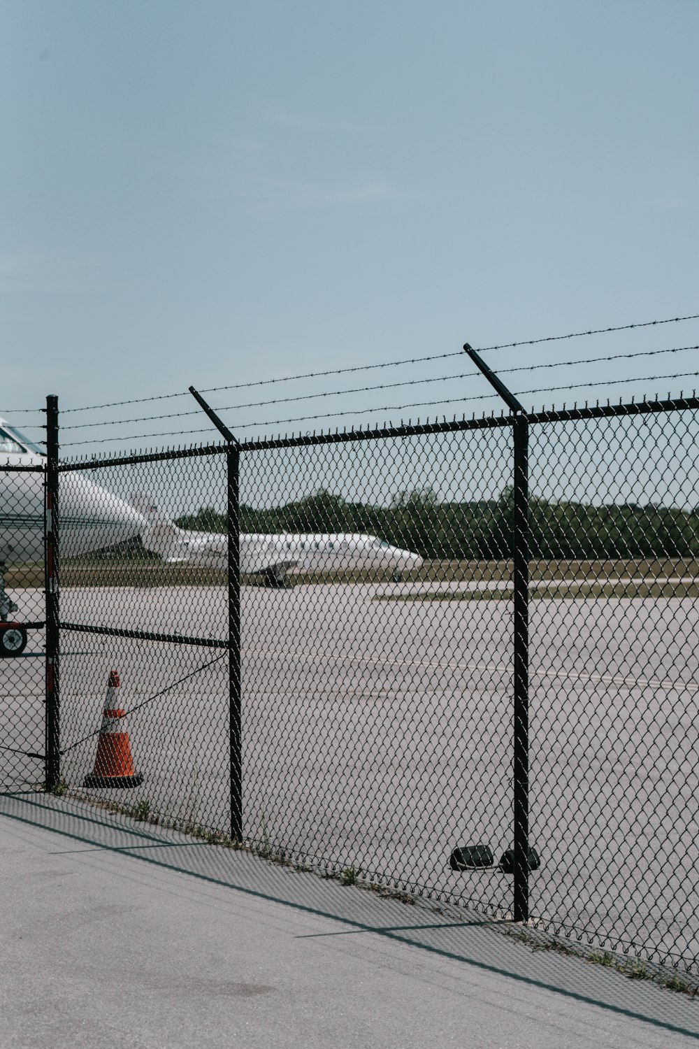 a plane that is sitting on a runway