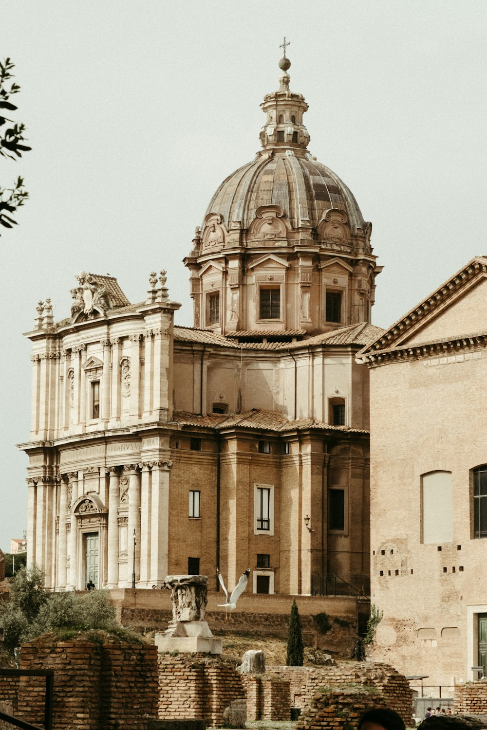 a large building with a dome on top of it