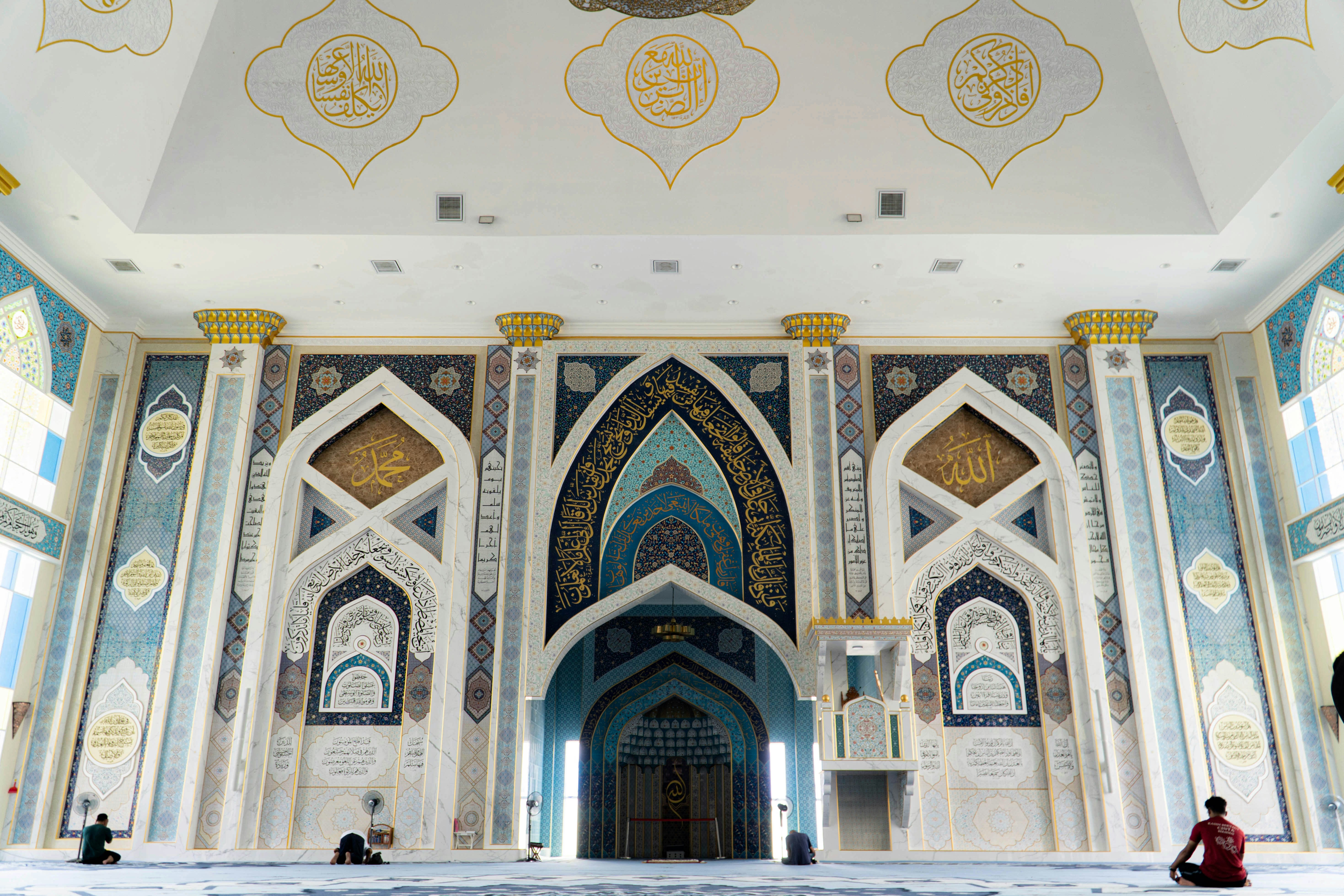 Mosque prayer hall