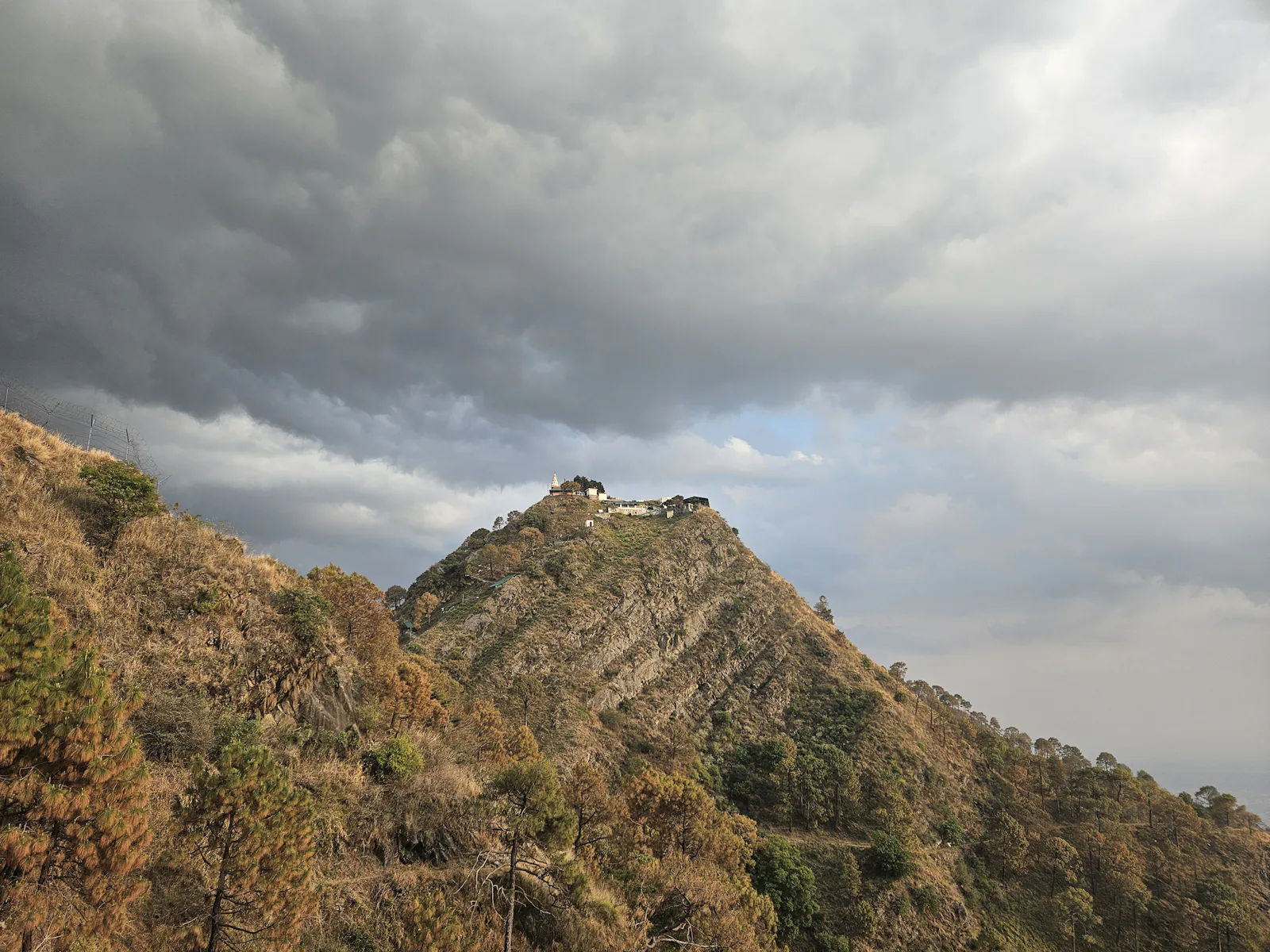 Mountain scenery around Kasauli, Himachal Pradesh