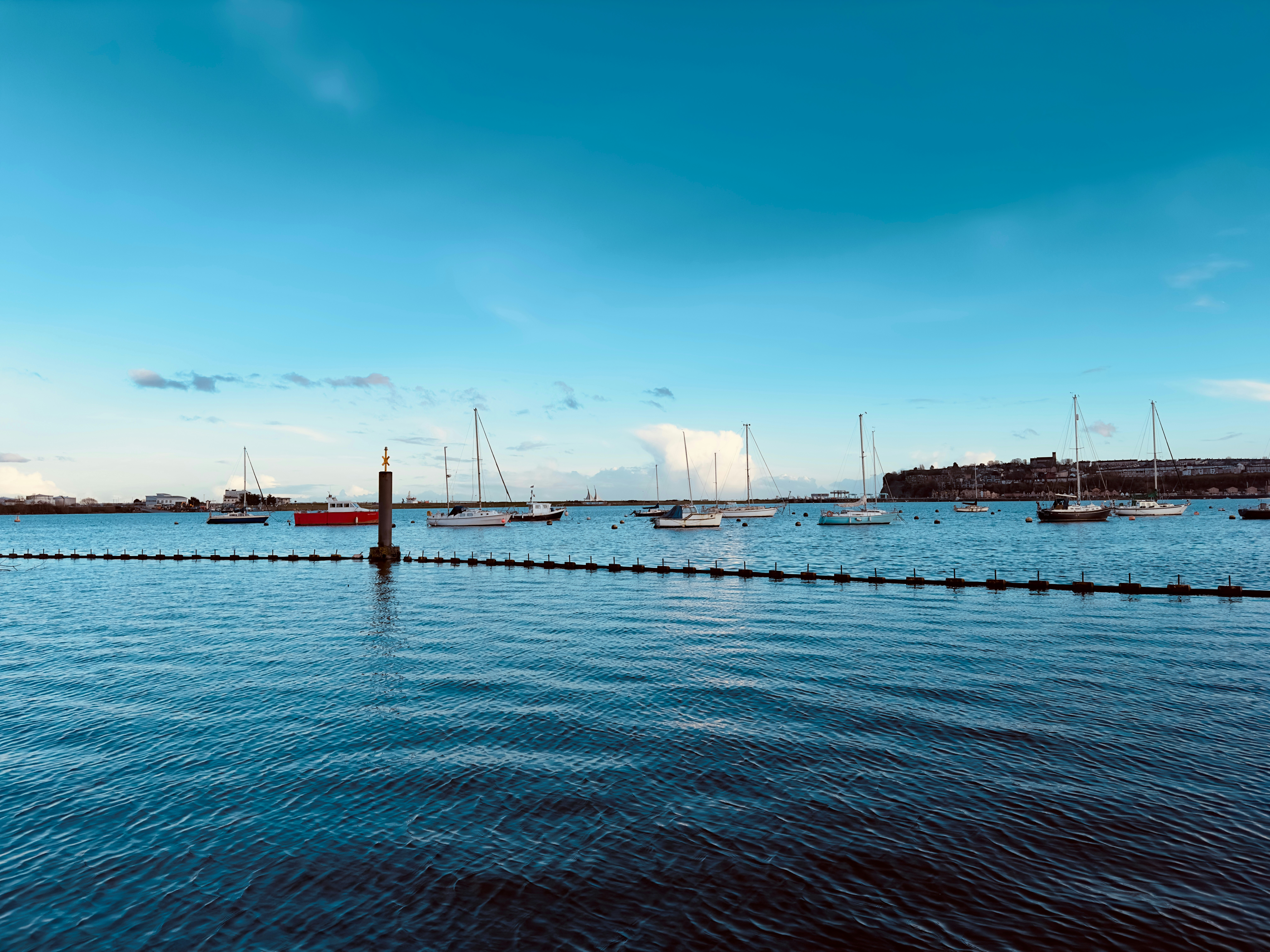Cardiff, United Kingdom - A photo of the Cardiff Bay taken at The Jetty.