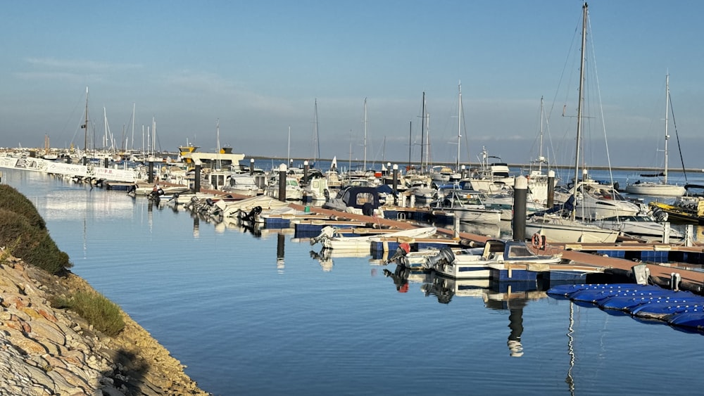 a bunch of boats that are in the water