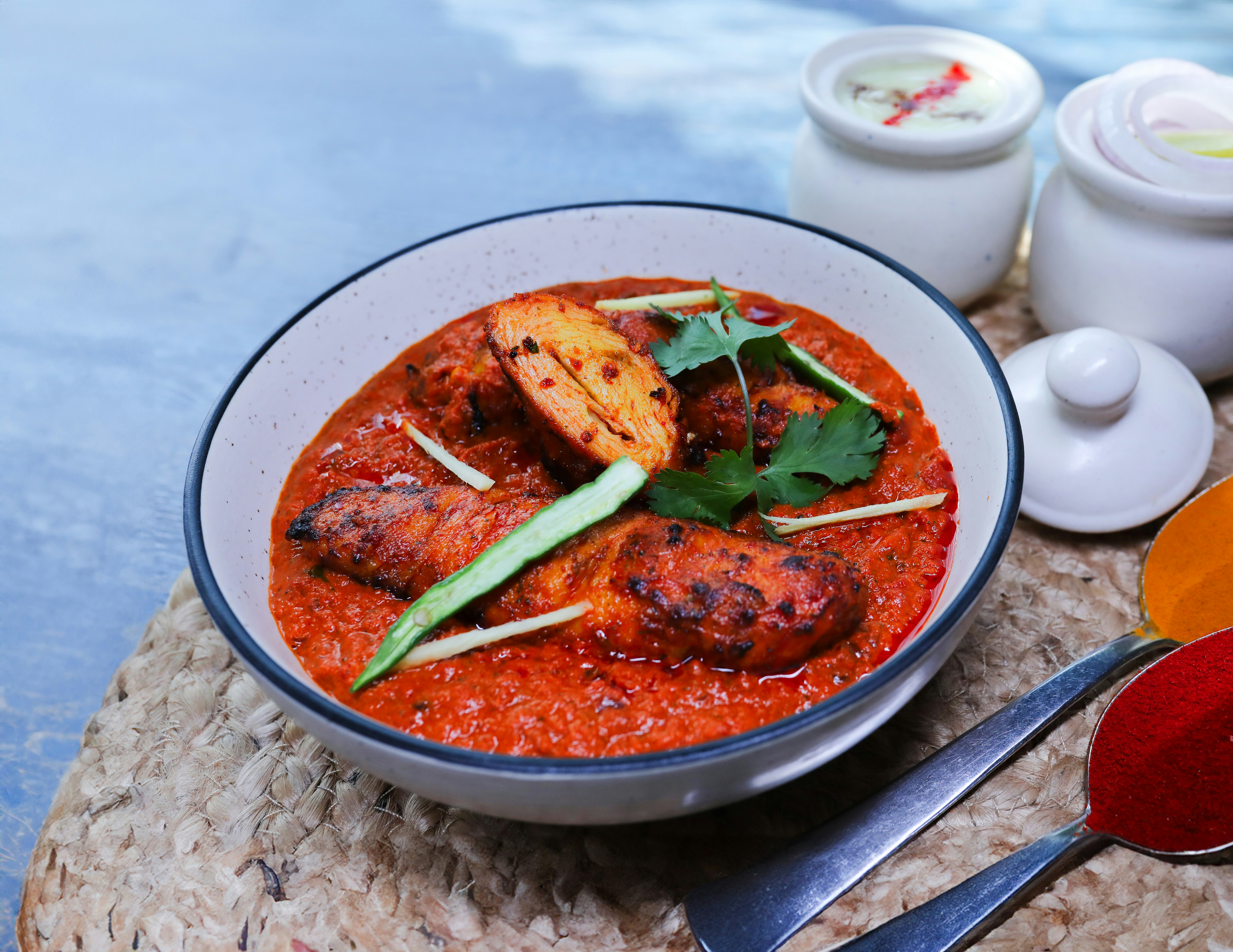 Traditional curry bowl