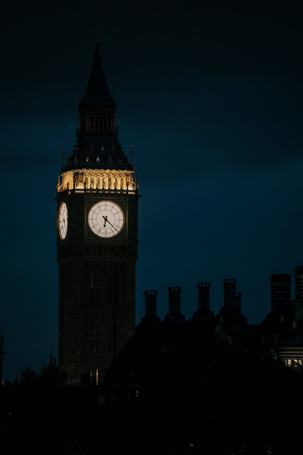 the big ben clock tower towering over the city of london