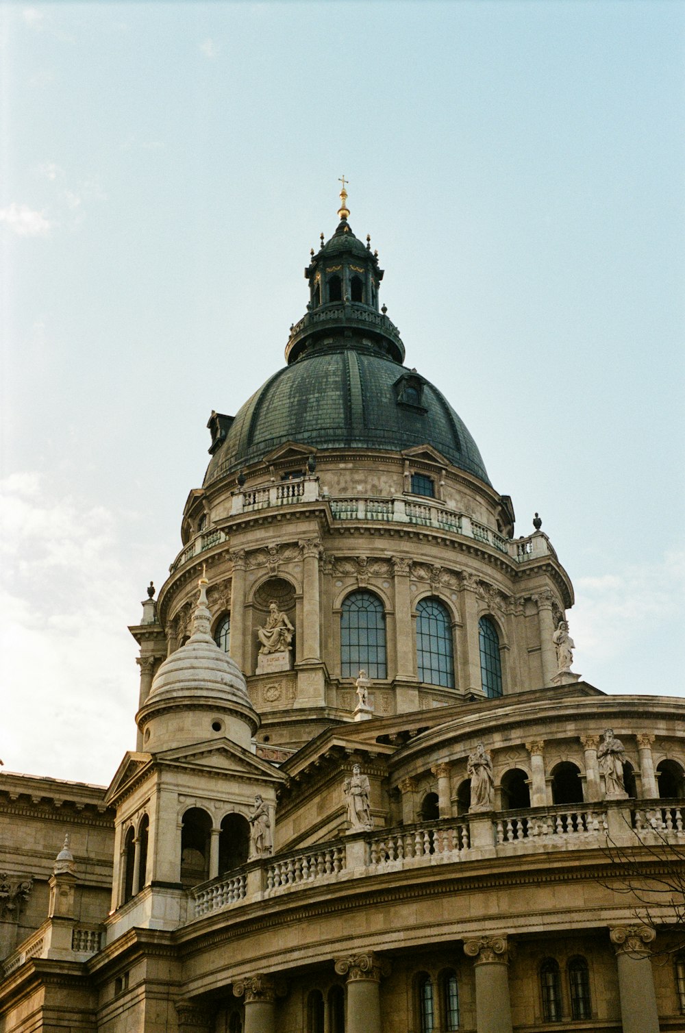 a large building with a dome on top of it