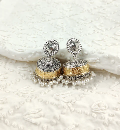 Gold-Plated Drop Earrings