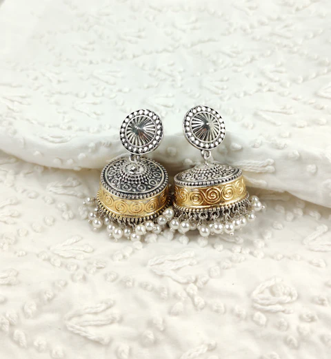 Gold-Plated Drop Earrings