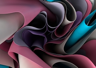 a computer generated image of an abstract design
