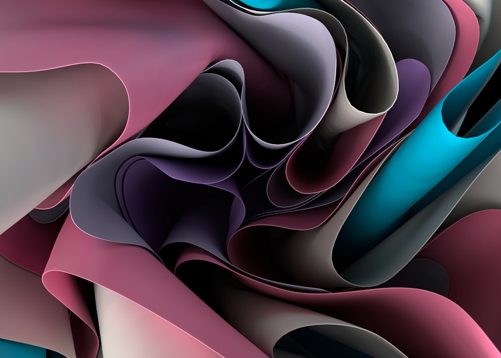 a computer generated image of an abstract design