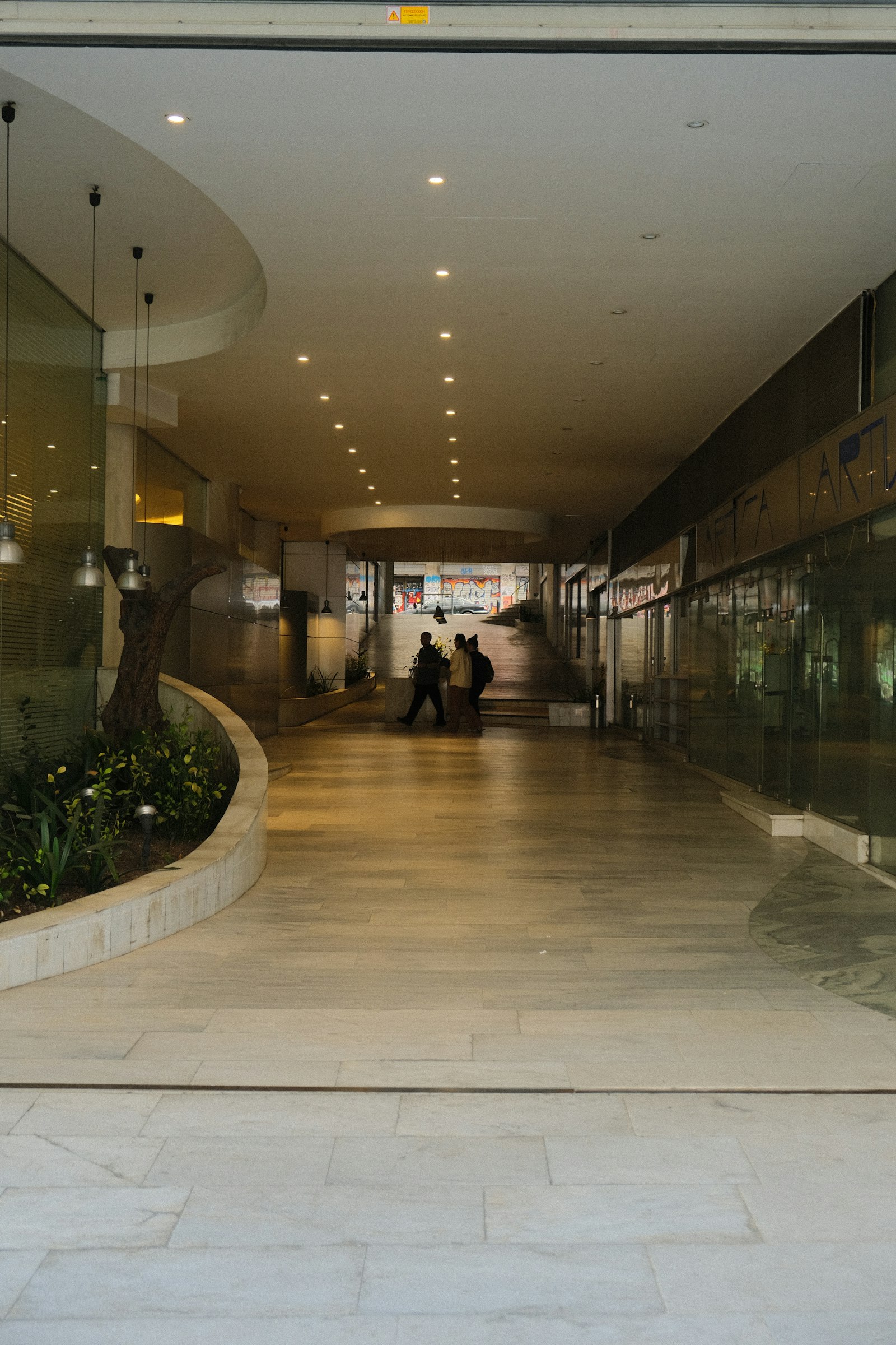 High-Traffic Lobby Porcelain