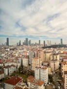 a view of a city from a tall building