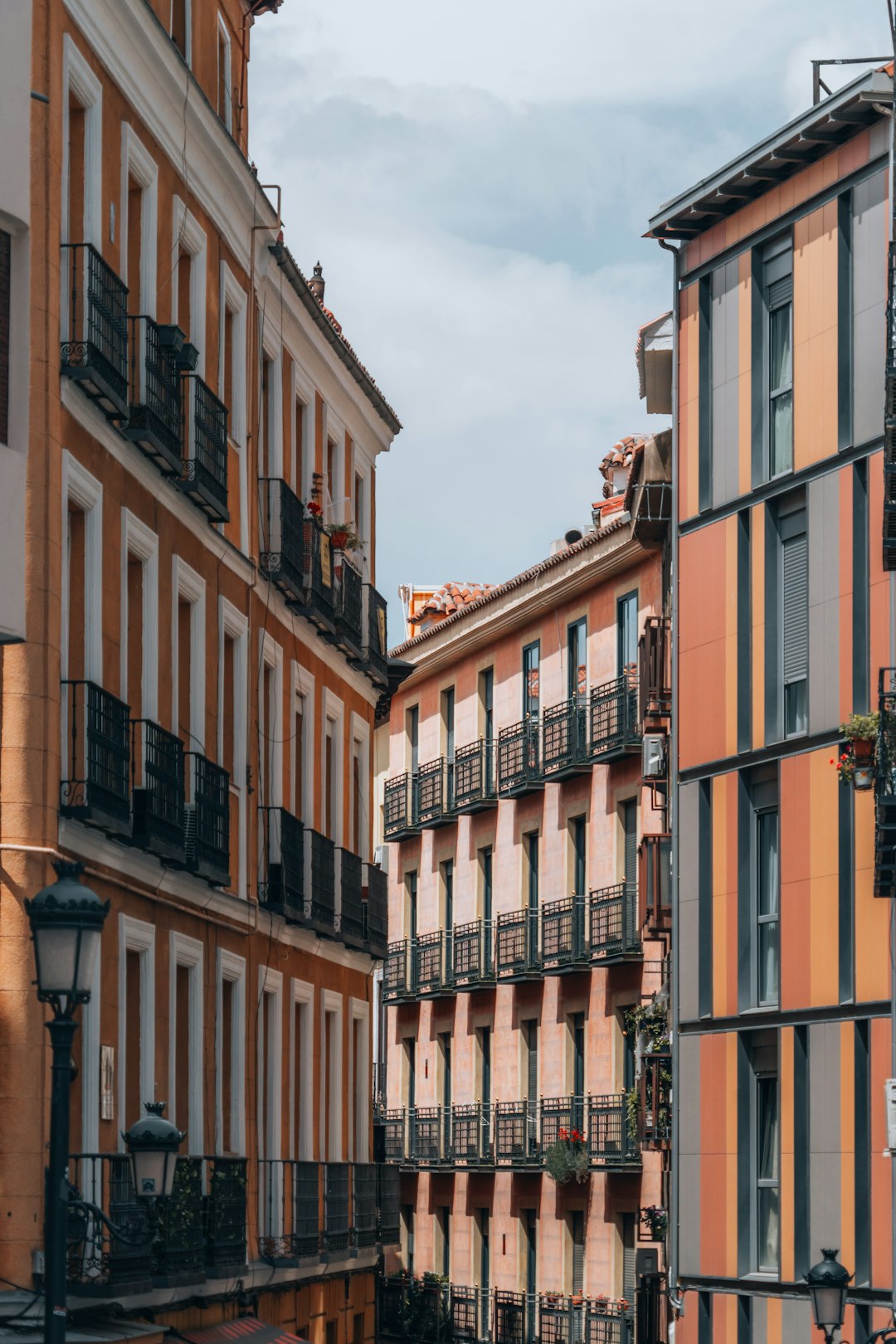 Orange style buildings