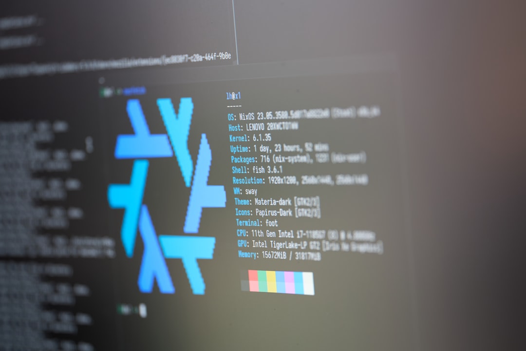 a computer screen with a program running on it, A computer displaying a Terminal Screen.
