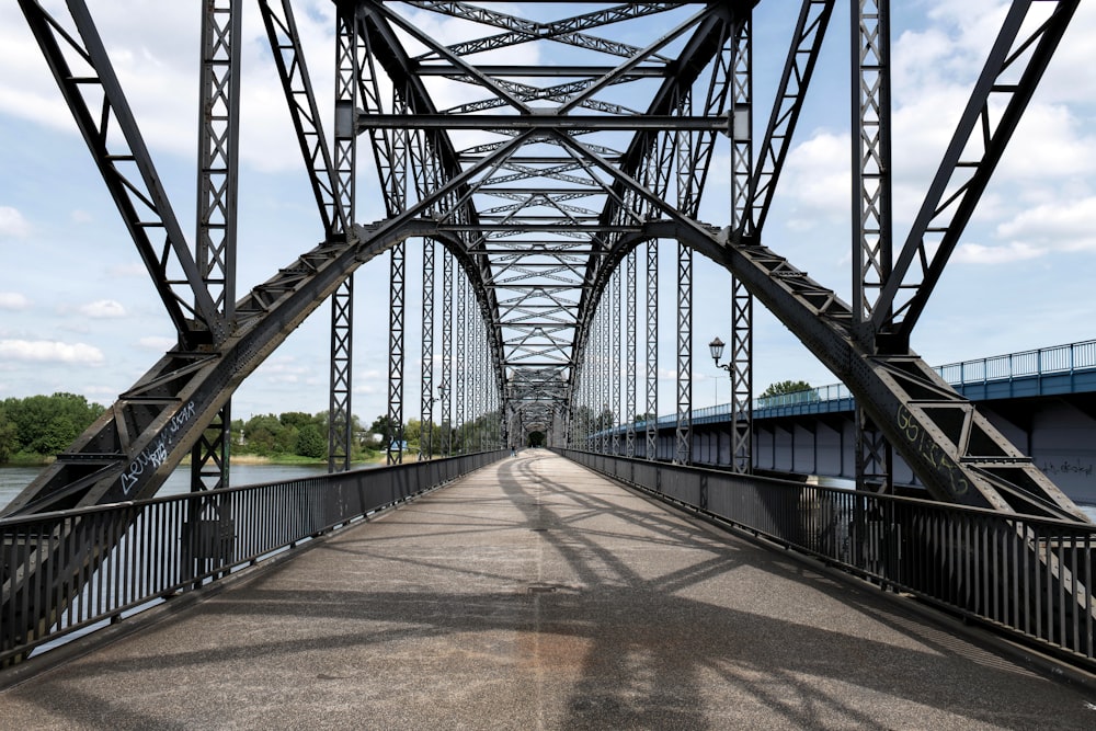 a bridge that is going over a body of water