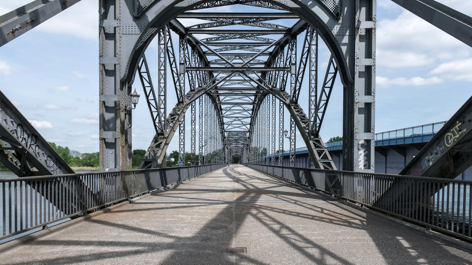 a bridge that is going over a body of water
