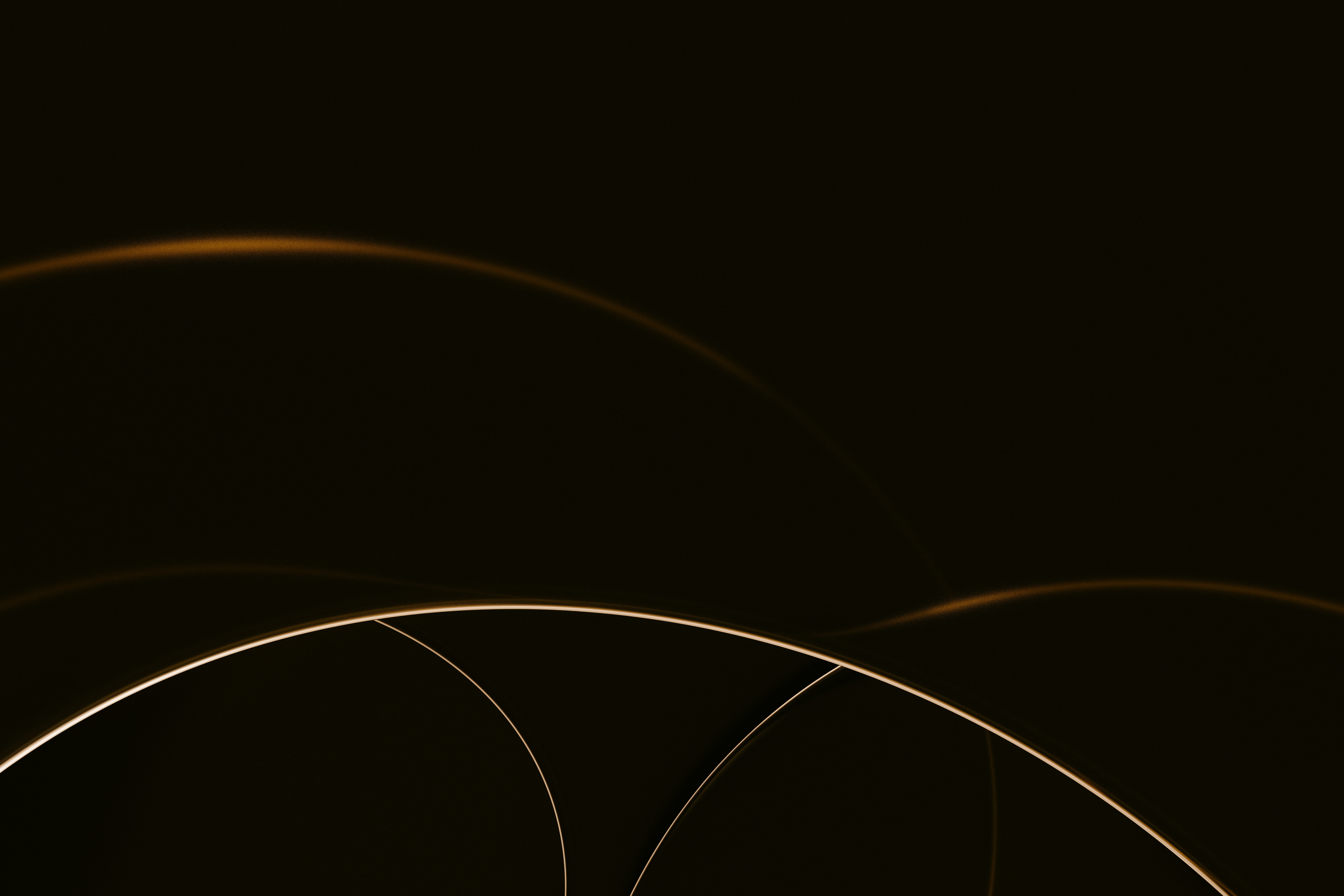 Abstract representation of smart home network nodes glowing in a warm ambient dark room
