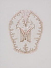 a drawing of a pair of high heeled shoes