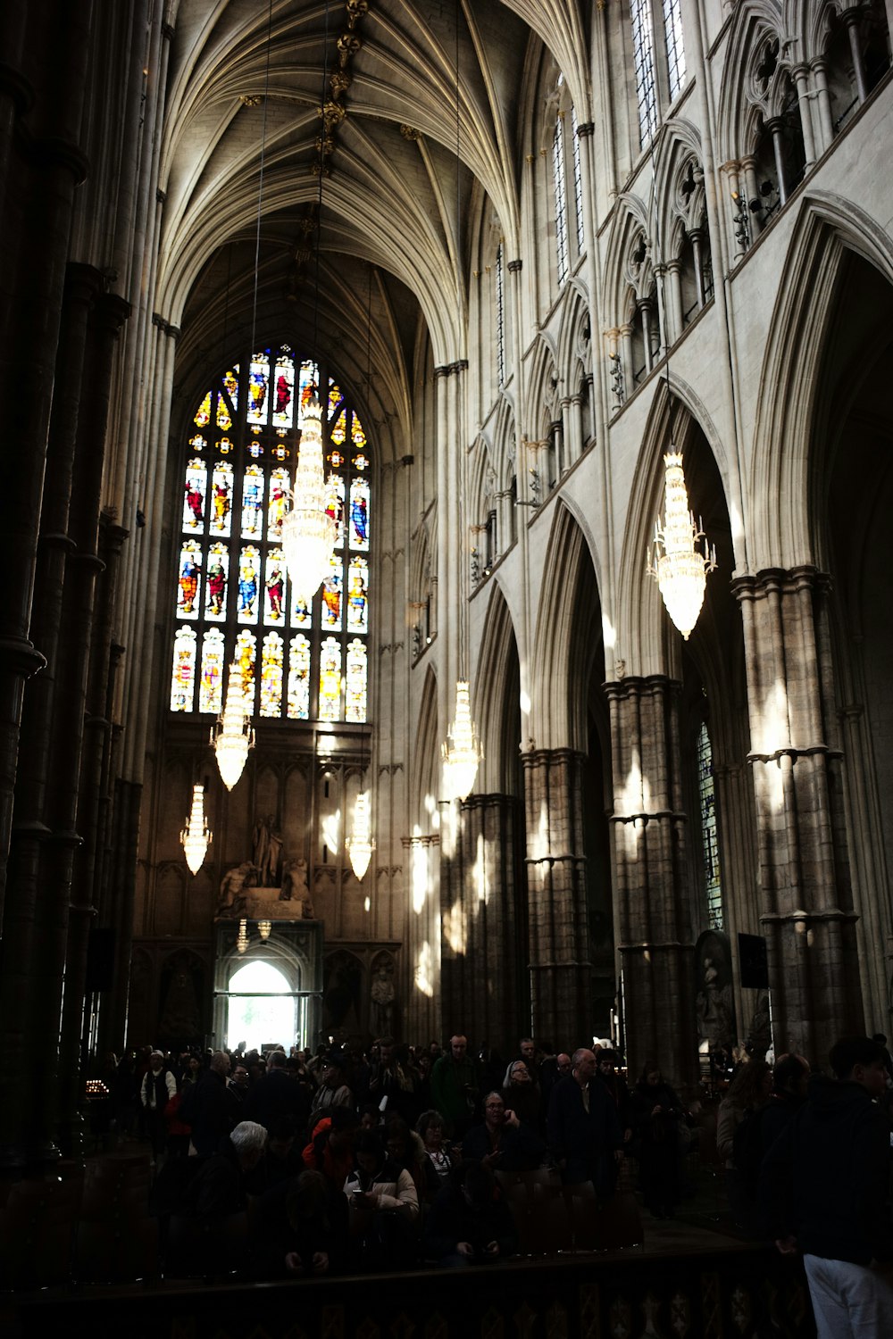 a large cathedral filled with lots of people