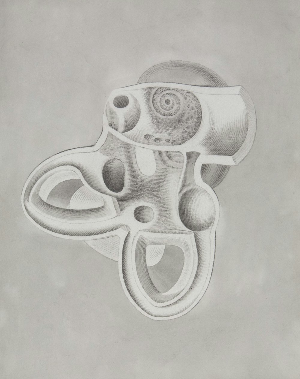 a drawing of an object that is in the air