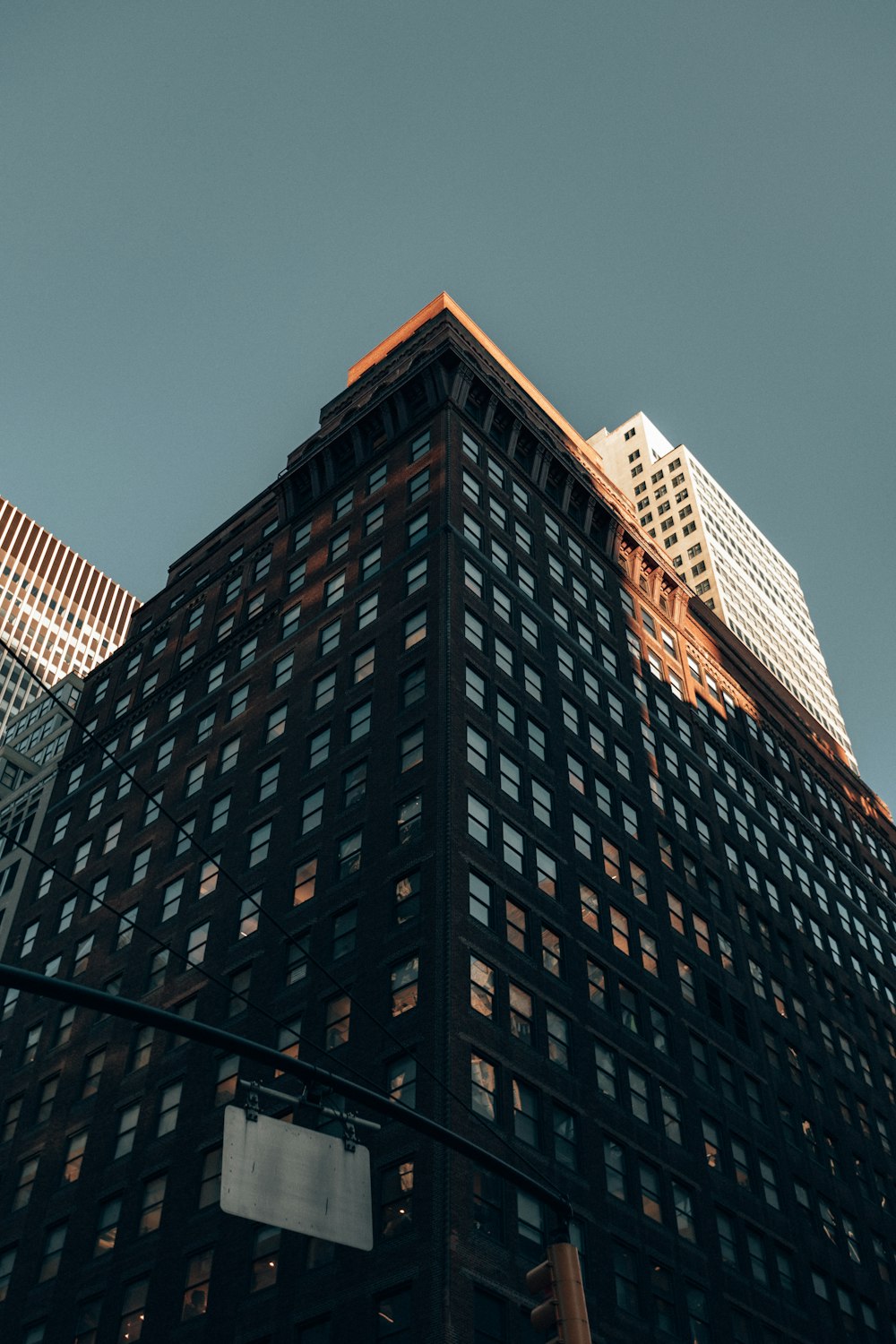 a very tall building with lots of windows