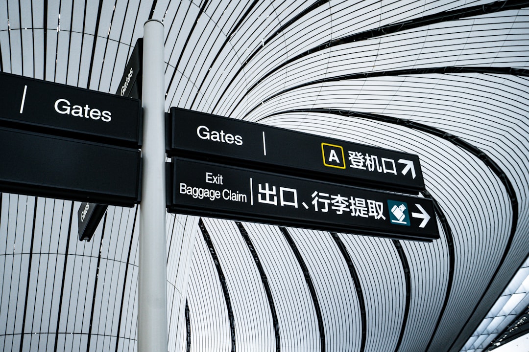a couple of signs that are in front of a building,