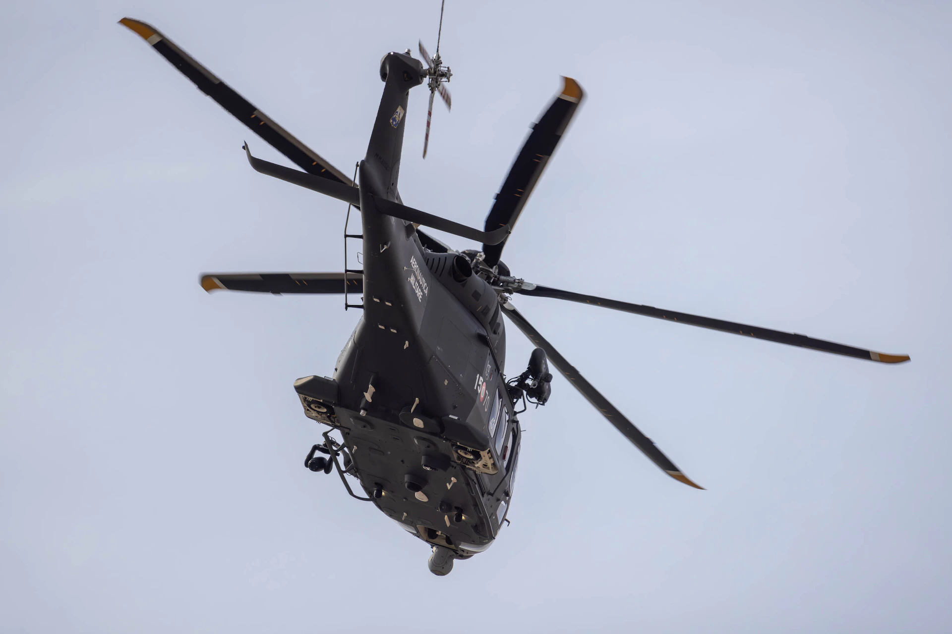 Helicopter over London skyline