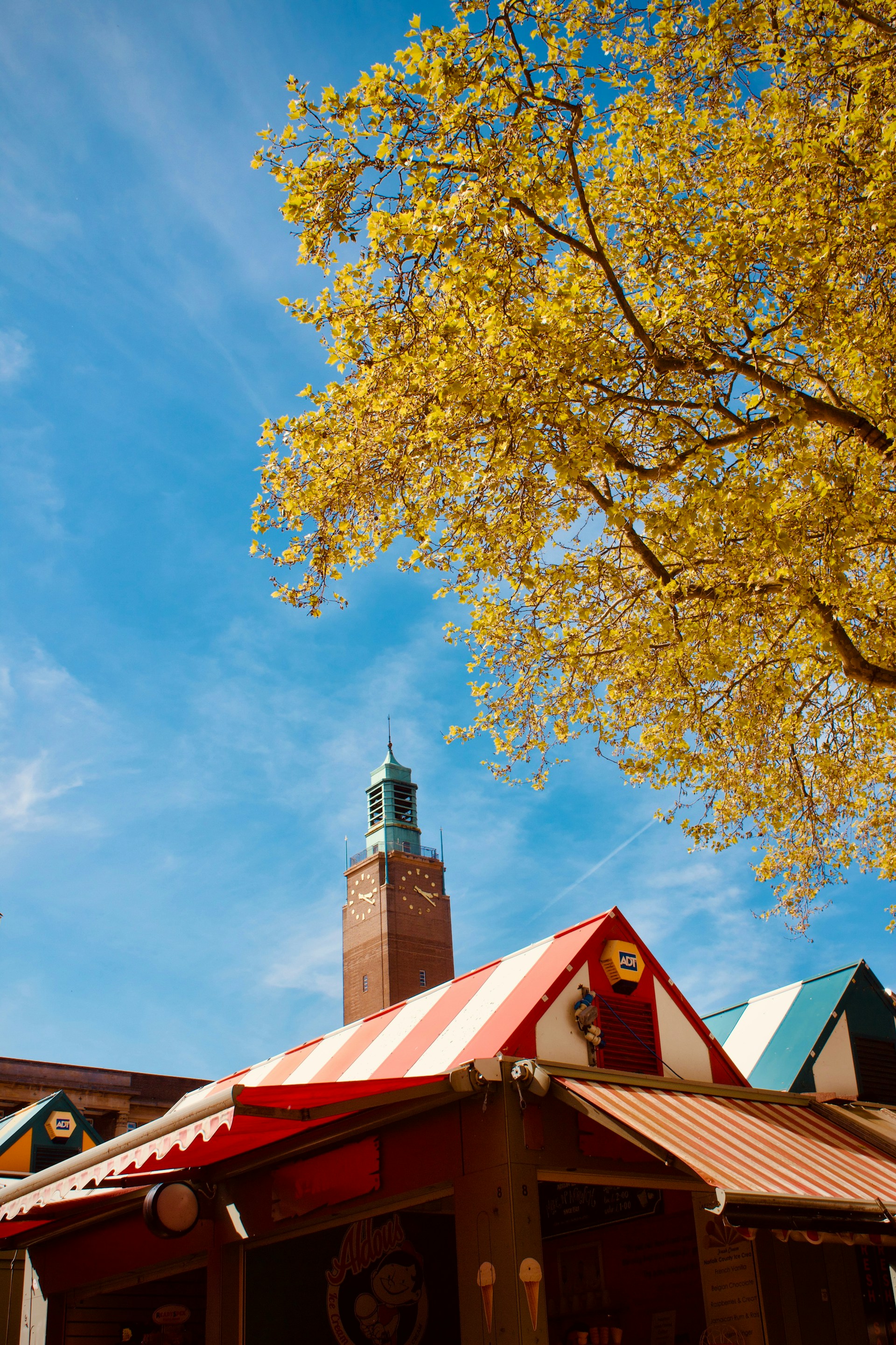 a building with a clock tower on top of it