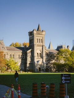 a tall building with a clock tower on top of it