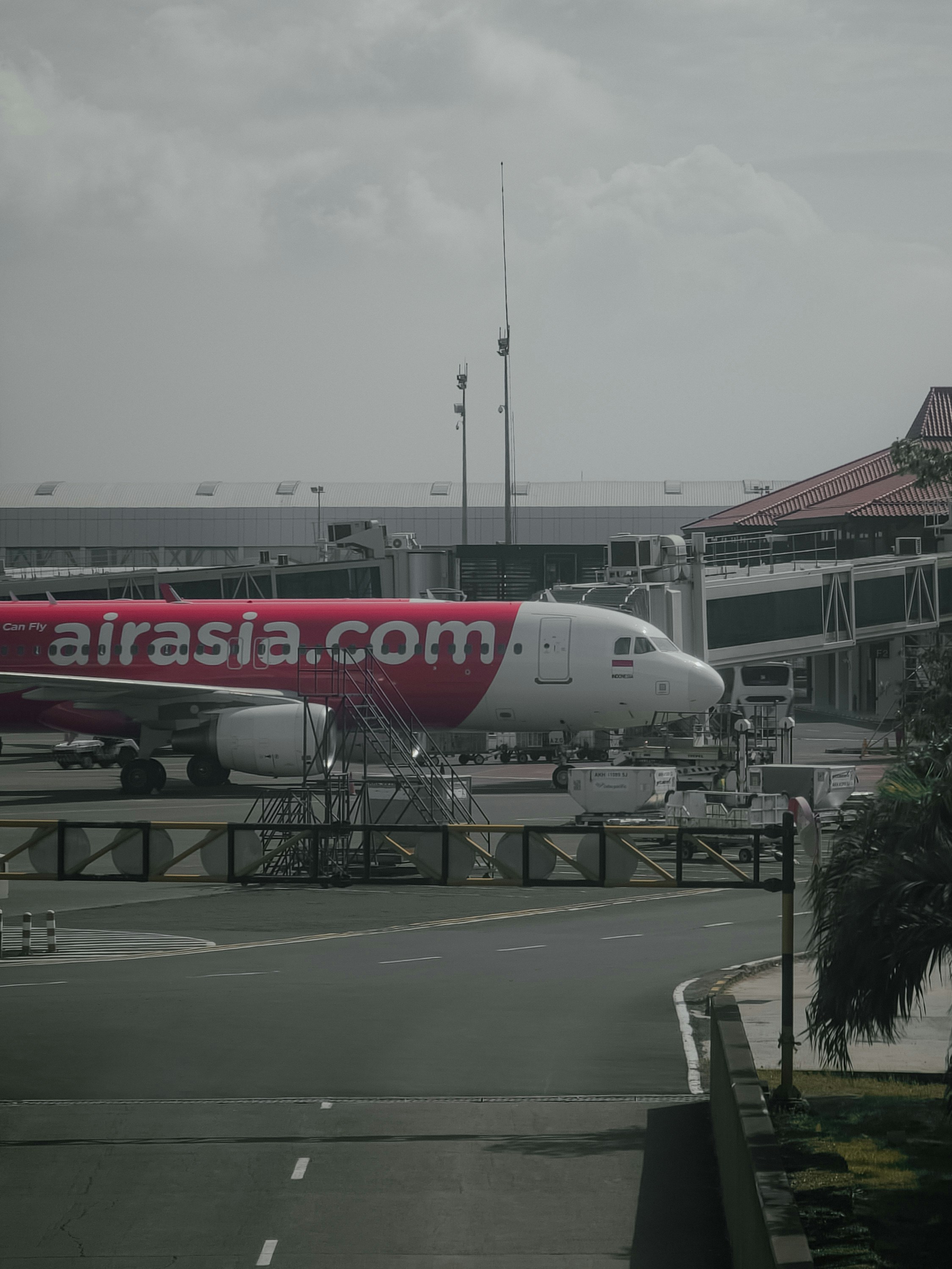 a large air plane sitting on top of an airport tarmac