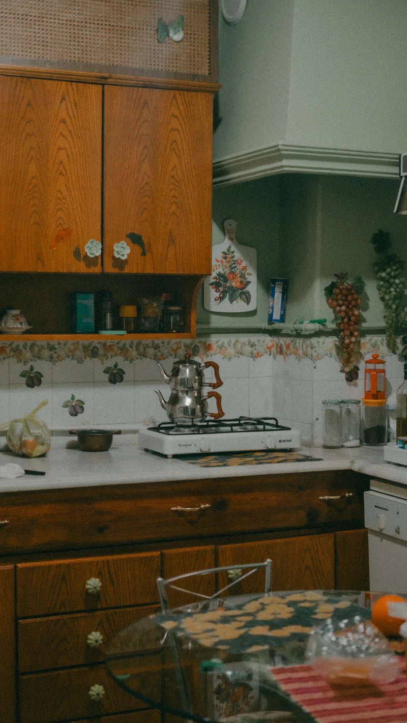 Dated kitchen before full renovation